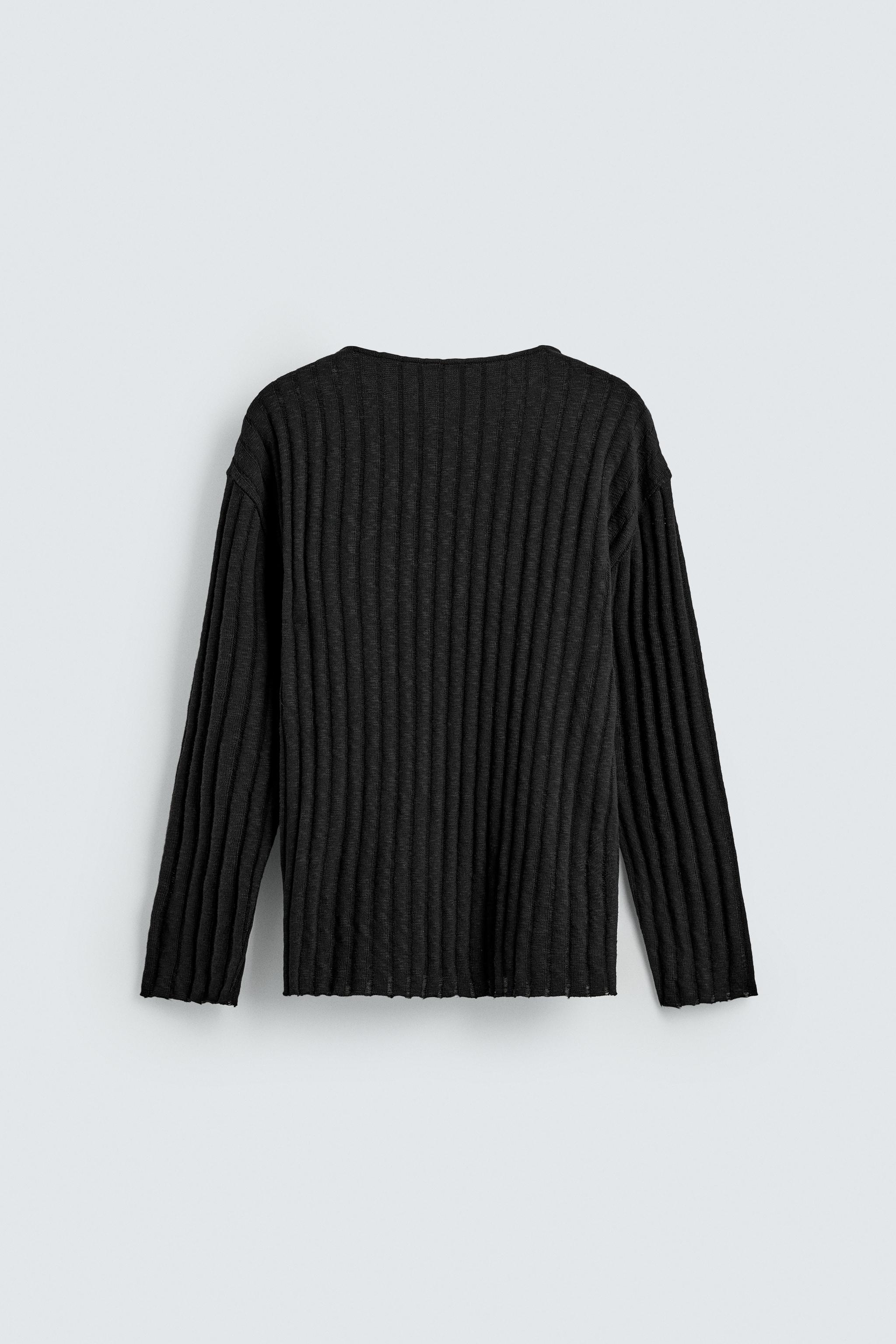 PULL CANNELÉ EFFET DÉMAILLÉ